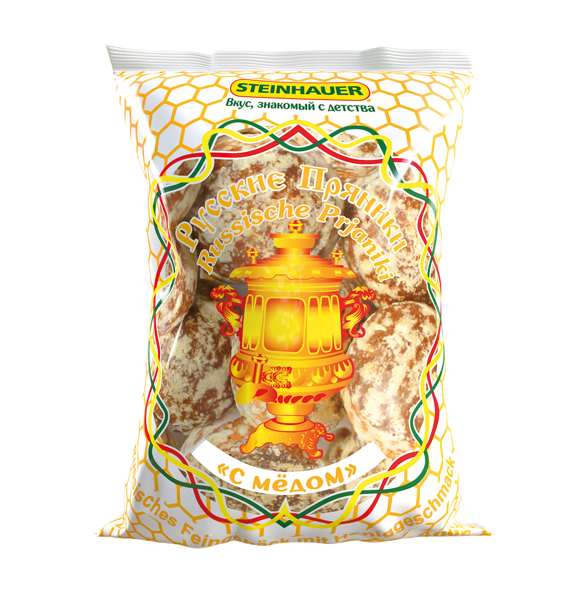 Russian pryaniki honey gingerbread, 400g, vegetarian