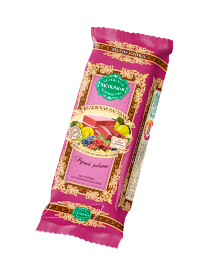 Belyov Pastila berry mix, no sugar added, 50g