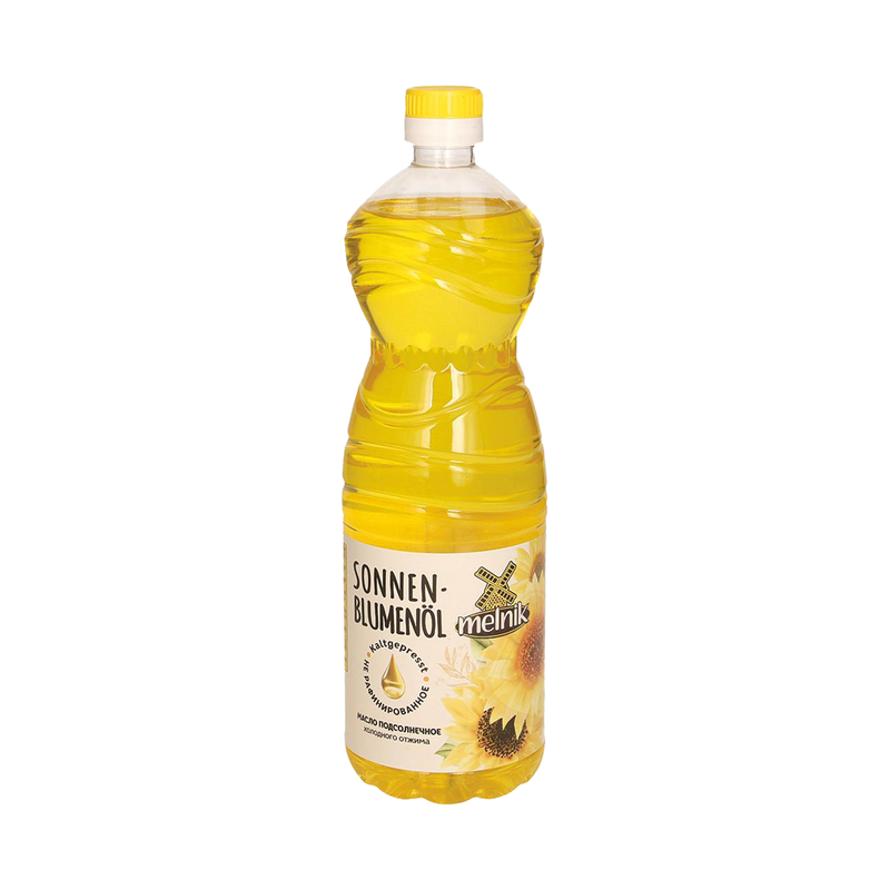 Cold-pressed sunflower oil, unrefined, 1l