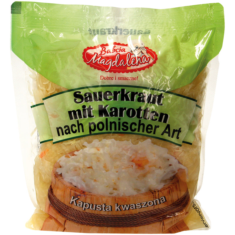 Cabbage with carrots "Kapusta kwaszona z marchewka", 650g
