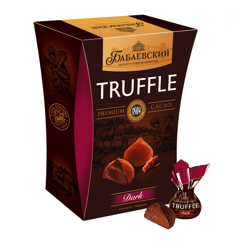 Chocolate Dark truffles, Babayevskyi, 200g