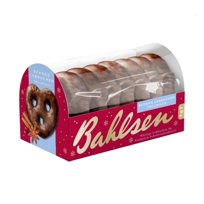 Gingerbread pretzels in chocolate, Bahlsen, 175g