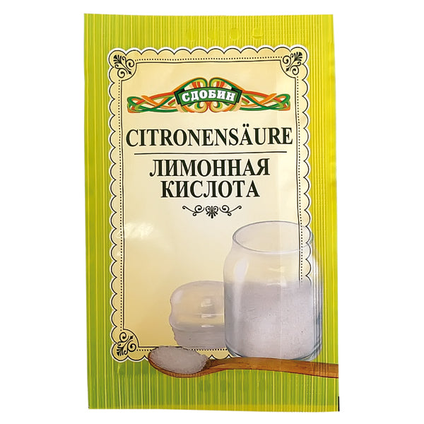 Citric acid, dry, 20g