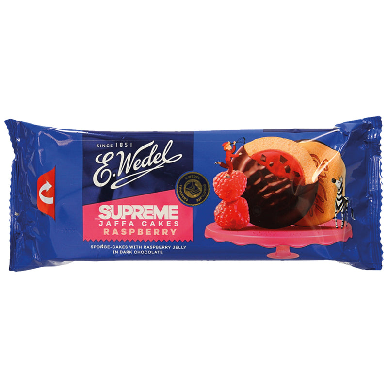 Sponge cookies with raspberry, Wedel, 147g