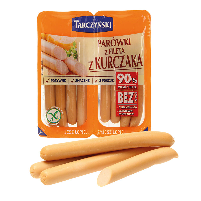 Chicken Frankfurter sausages, 180g