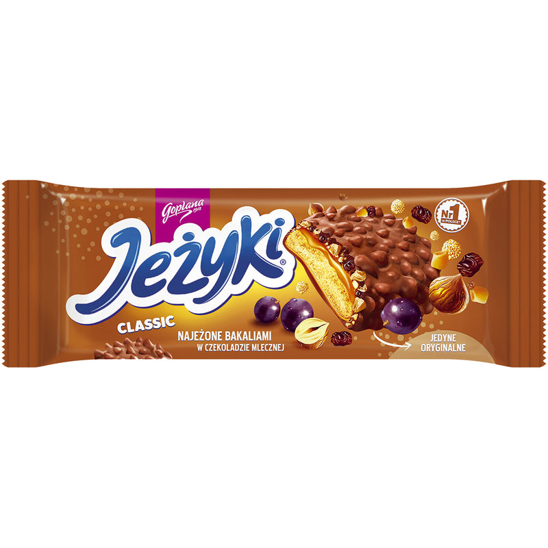 "Jezyki Classic" cookie, in chocolate, 140g