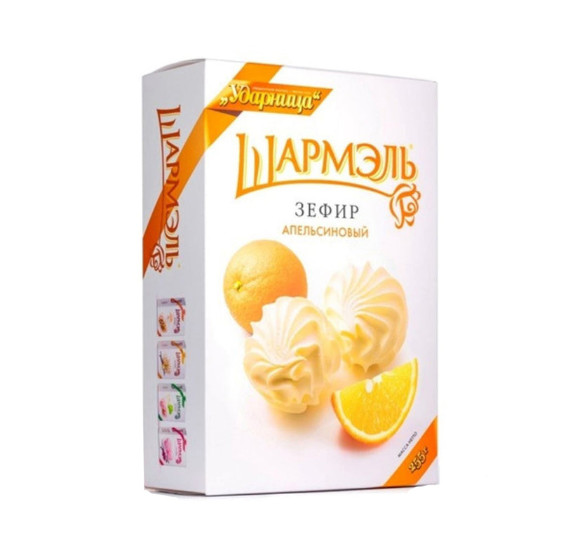 Зефир со вкусом апельсина "Шармель", 255г