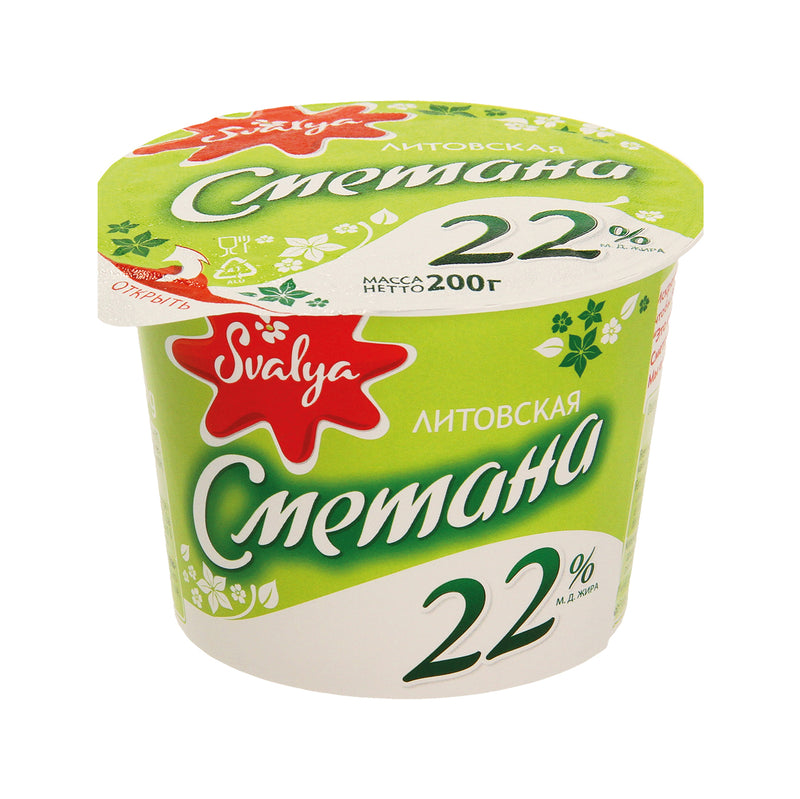 Sour cream 22%, 200g