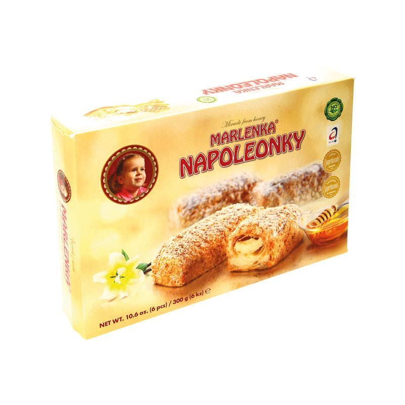 "Marlenka Napoleonki" Small puff pastries with cream filling, 300g