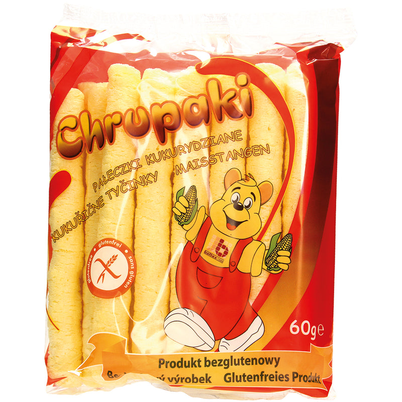 Crispy corn sticks, unsweetened, 60g