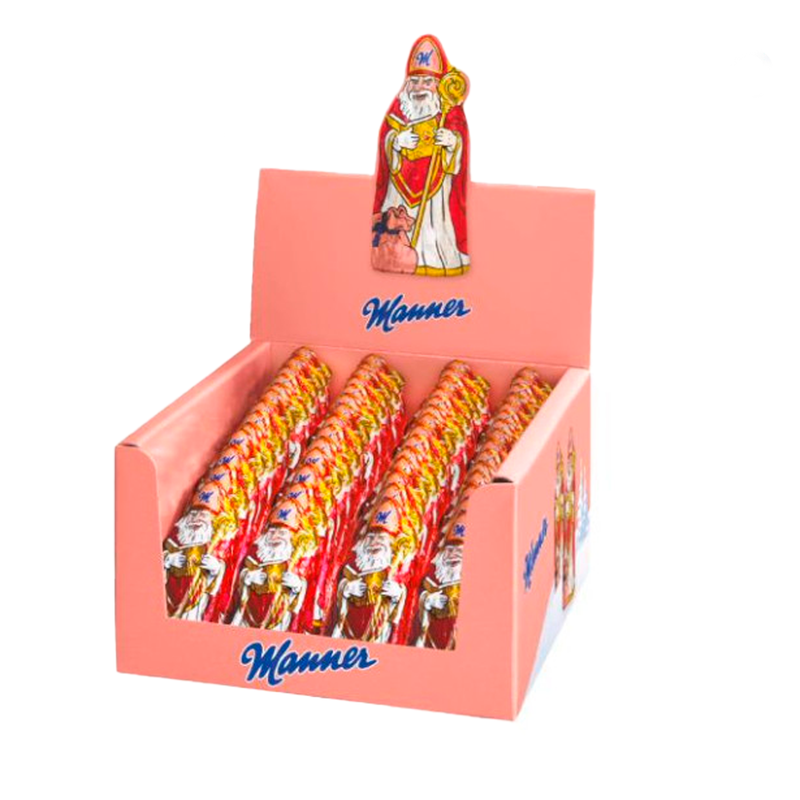 Santa Claus, milk chocolate, Manner, 17g