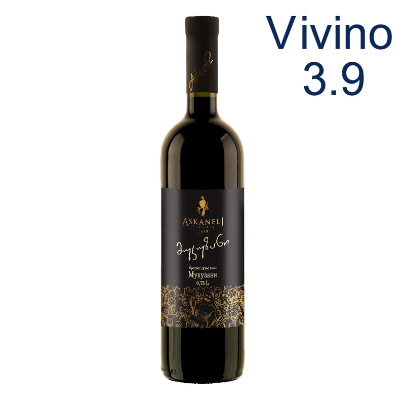 "Mukuzani", dry red wine, Georgia, "Askaneli", 13%, 0.75L