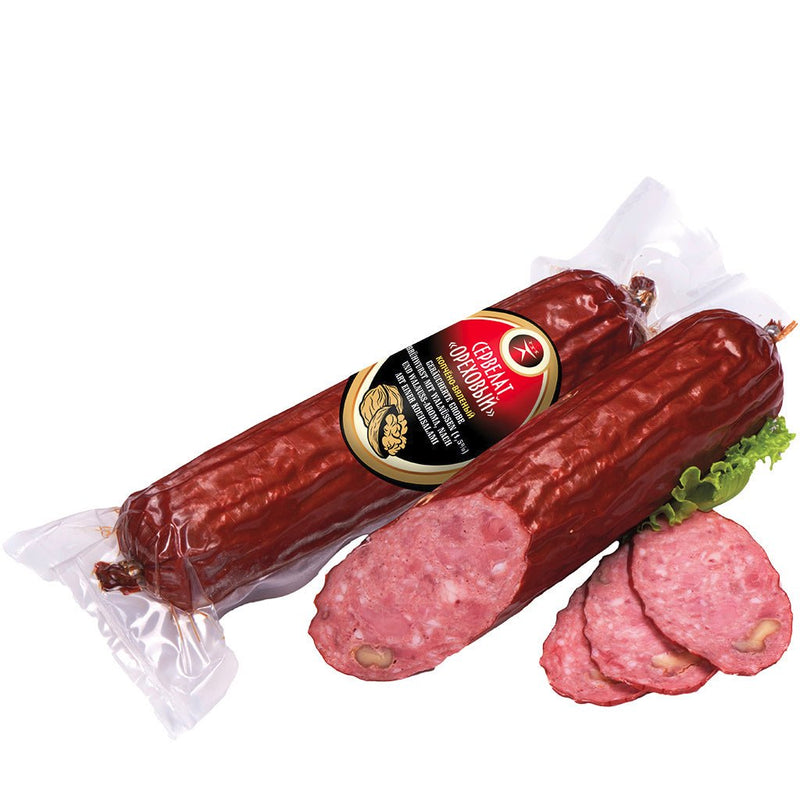 Smoked sausage with walnuts, 270g