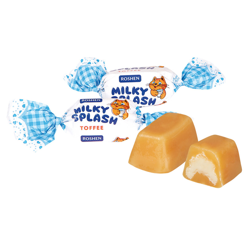 Milky Splash Toffees, 200g