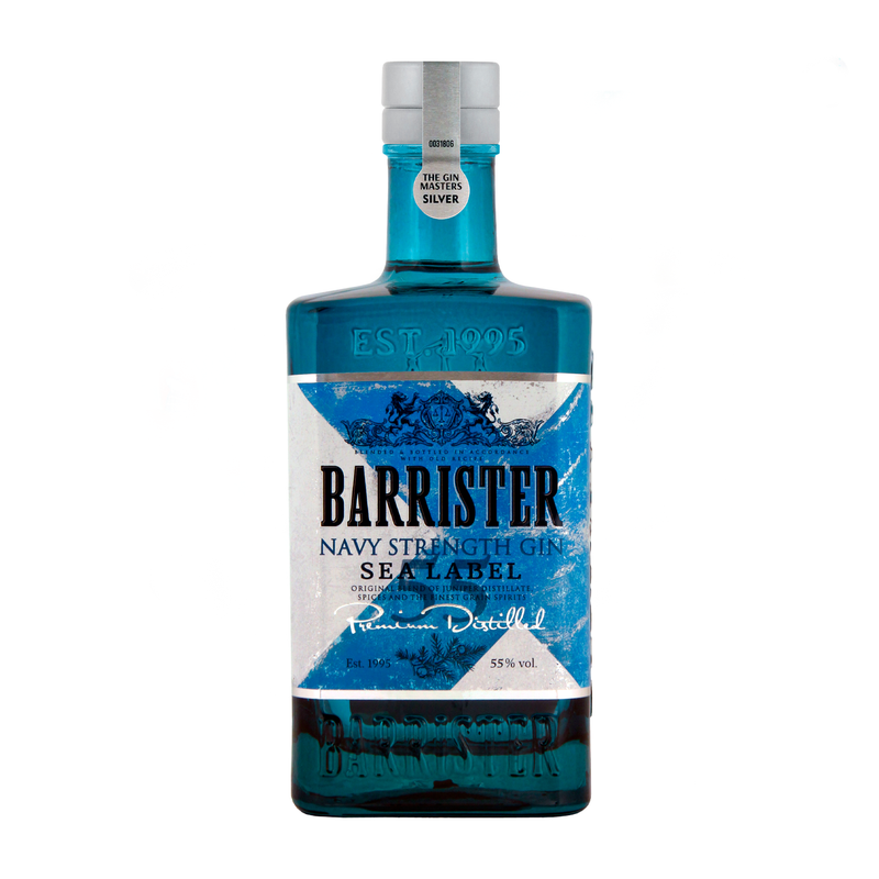 Barrister, Gin Navy Strength, 55%, 0,7l