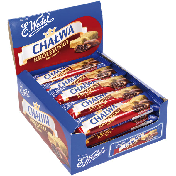 Halva bar with cocoa, Wedel, 50g