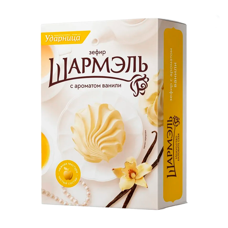 Зефир со вкусом ванили "Шармель", 255г