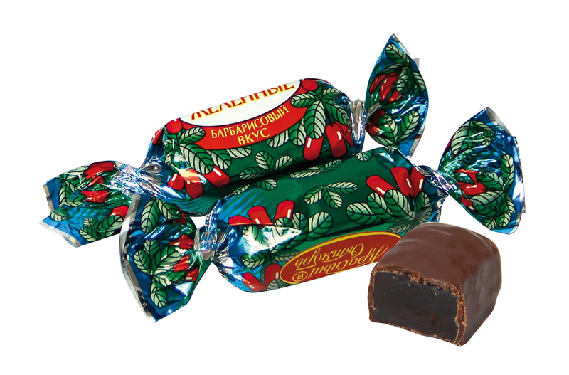 Jelly sweets barberry in cocoa glaze, 200g
