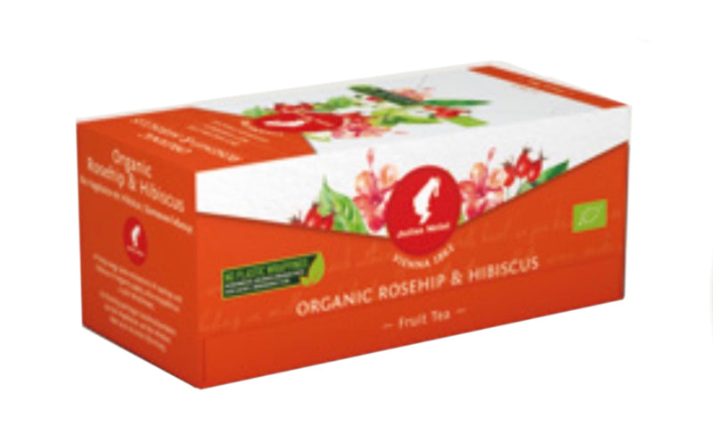 Julius Meinl Organic Rosehip & Hibiscus Tea, 25 bags