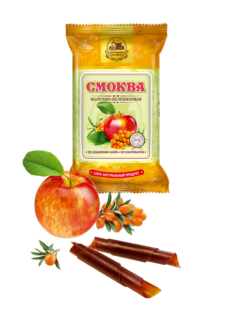 Smokva apple and sea buckthorn (dried fruit jelly), 50g