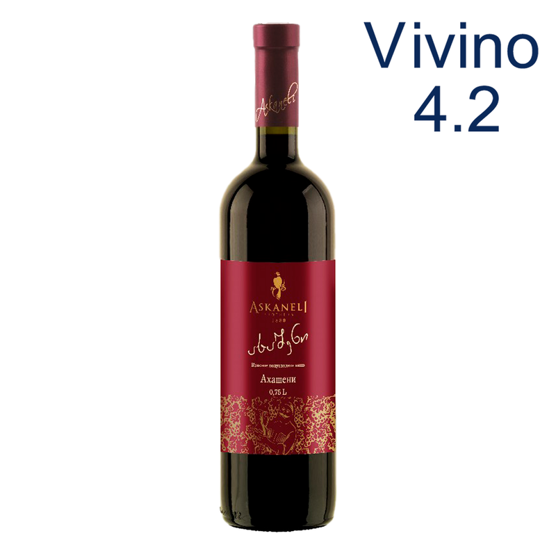 "Akhasheni", semi-sweet red wine, Georgia, Askaneli, 12.5%, 0.75L