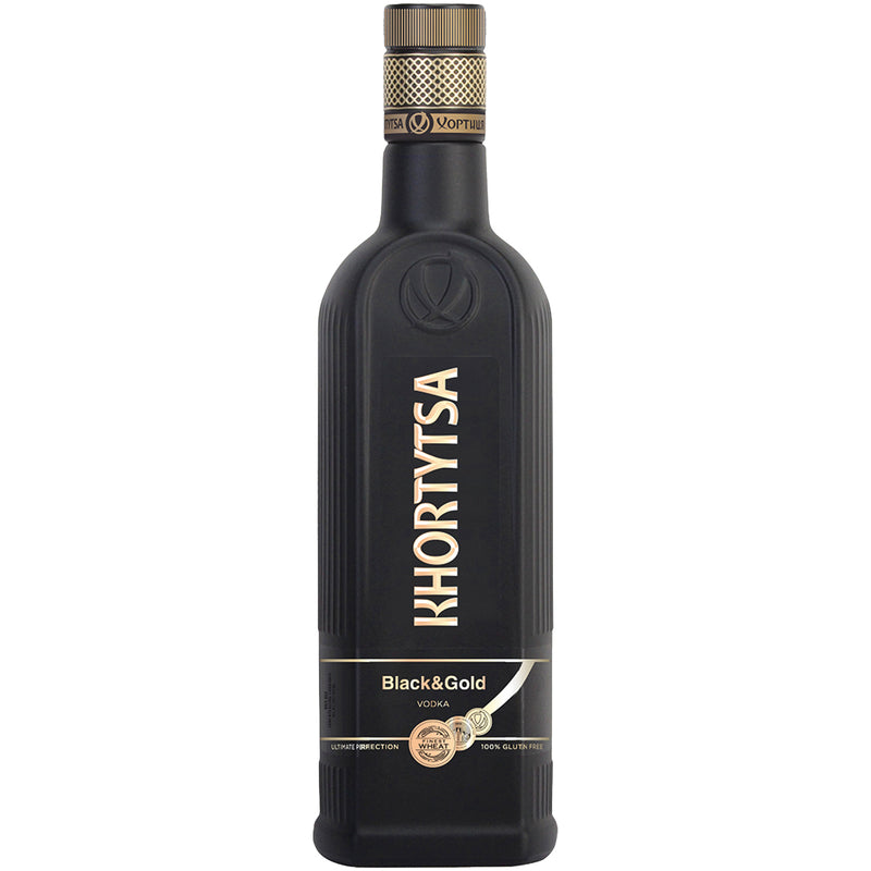 Vodka "Khortytsa Black & Gold" 40%, 1L