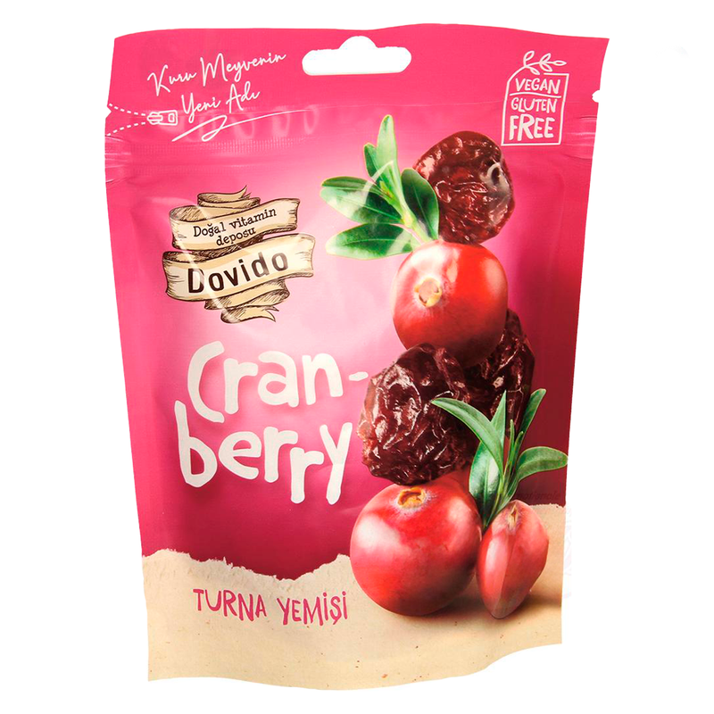 Dried cranberries, 100g