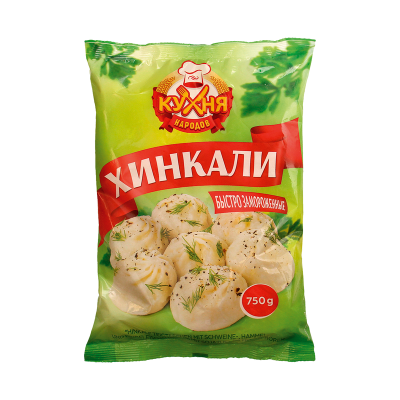 Hinkali with beef, lamb, frozen, 750g