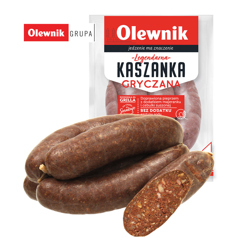 Polish blood sausage "Kaszanka Gryczana Legendarna", 500g