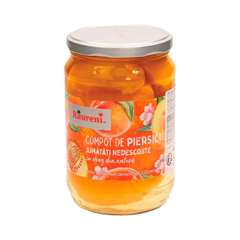 Peaches unpeeled, Raureni, 720g