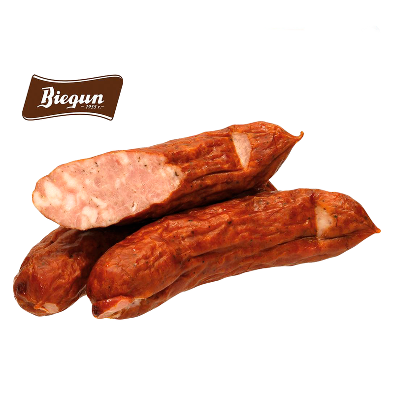 Boiled pork sausage with juniper, 350g