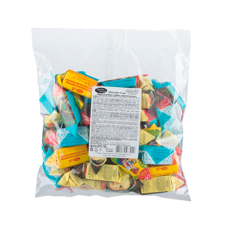 Mixed chocolate "Alyonka" "Mishka Kosolapiy" "Krasnaya Shapochka" 700g