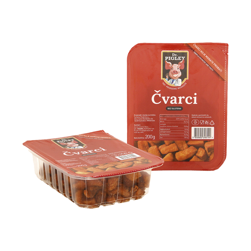 "Cvarci" - Crispy pork cracklings with milk and onion, 200g