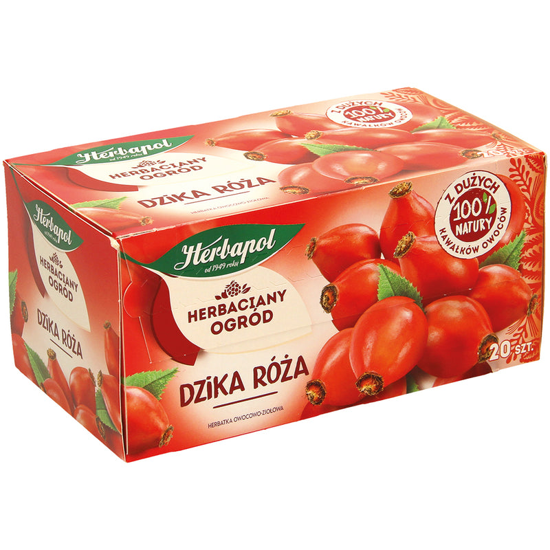 Rosehip fruit and herbal tea, 20 bags