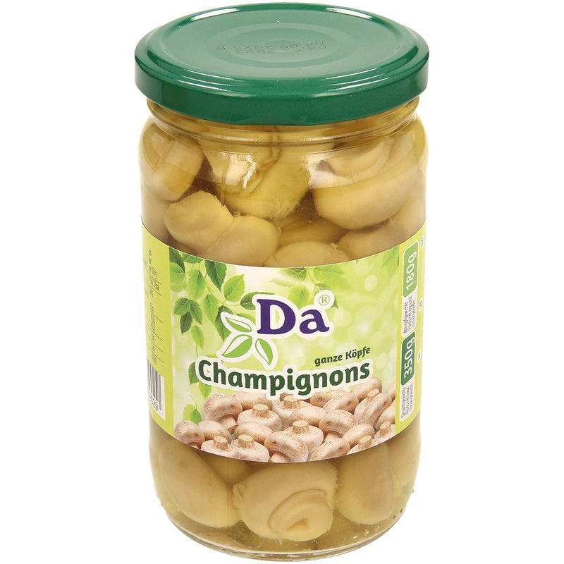 NEW! First class champignons, marinated, whole heads, 350g