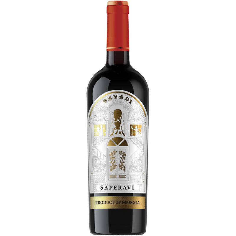 "Saperavi", dry red wine from Georgia, "Tavadi", 12%, 0.75L