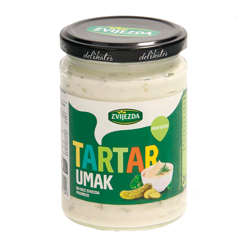 Tartar sauce with pickled cucumbers, 260g