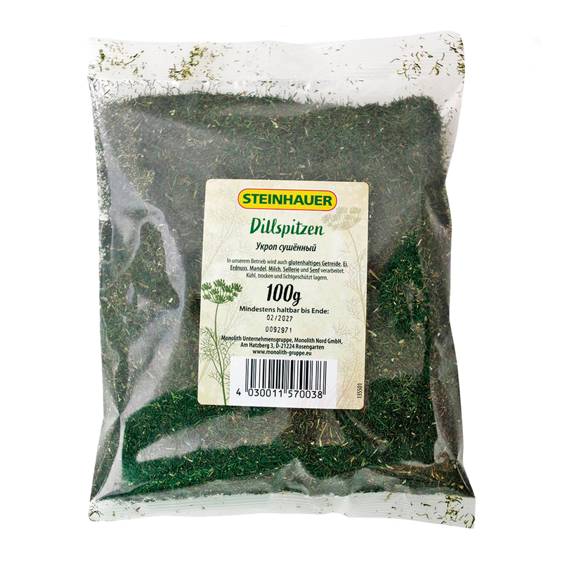 Dry chopped Dill, 100g