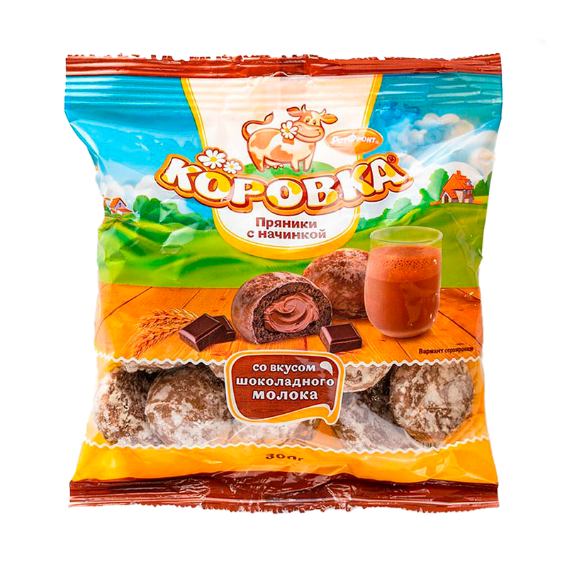 Gingerbread with chocolate milk, Korovka, 300g