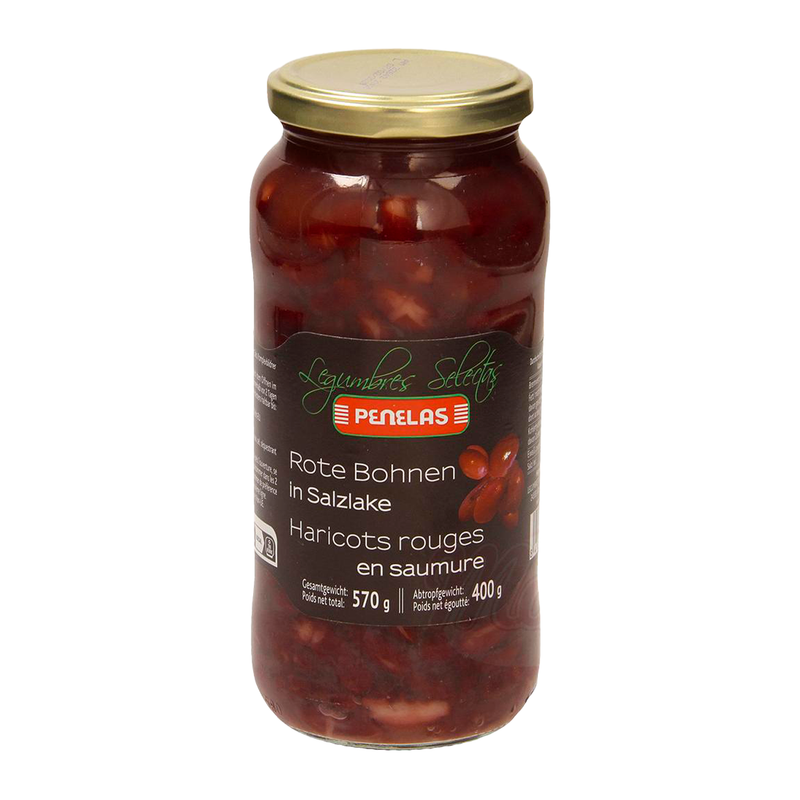 Red beans, cooked, 570g