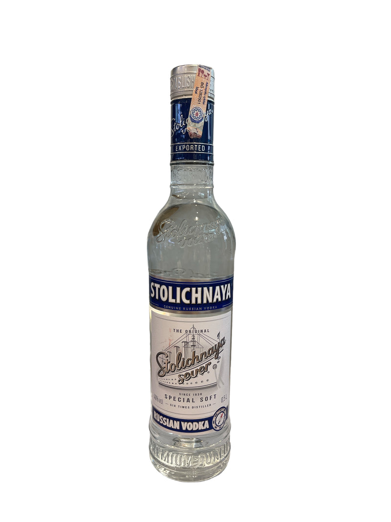 Stolichnaya, Sever Special Soft Vodka, 0.5l