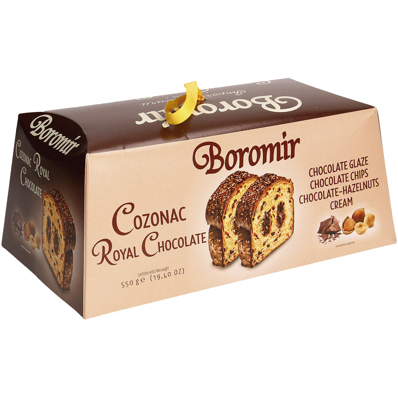 Cozonak Royal Chocolate cake, Boromir, 550g