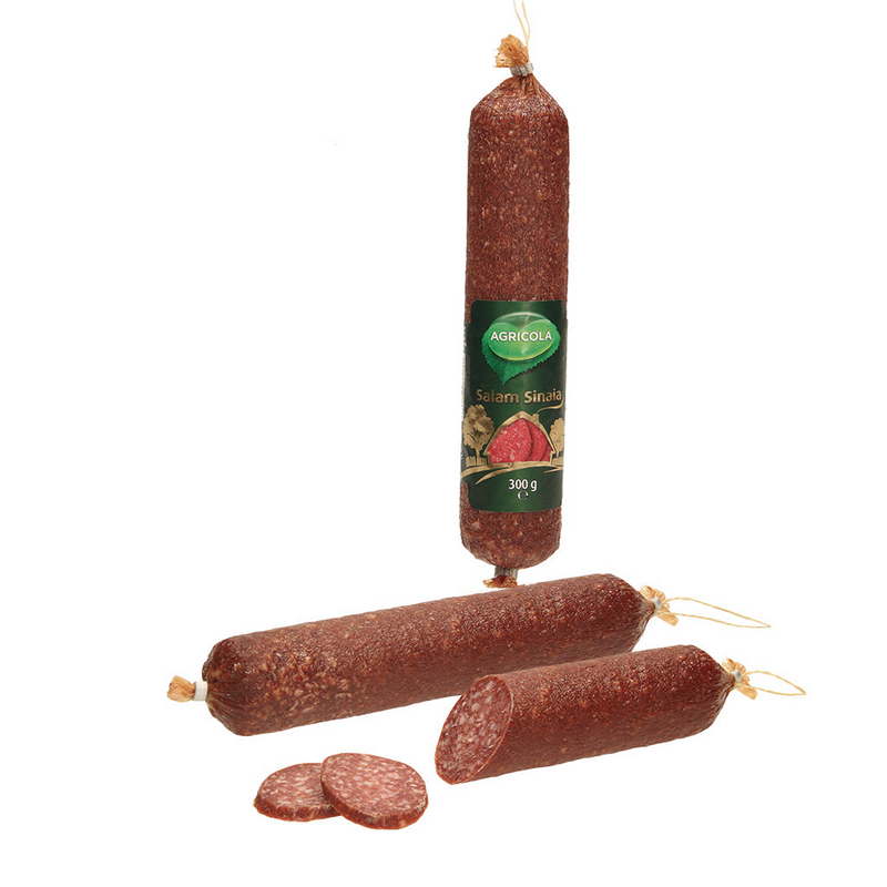 "Salam de Sinaia", raw-cured pork and beef sausage, 300g