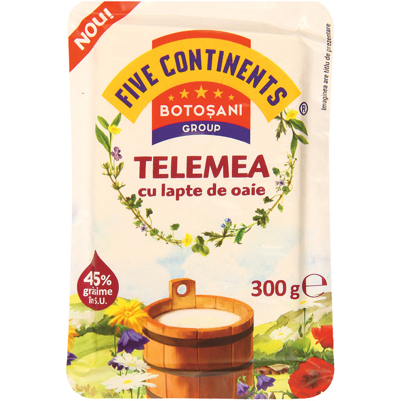 Romanian cheese, Telemea, Five Continents, 300g