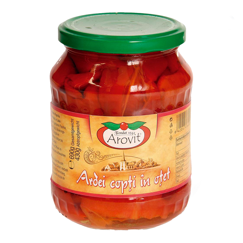 Roasted paprika in brine, 690g