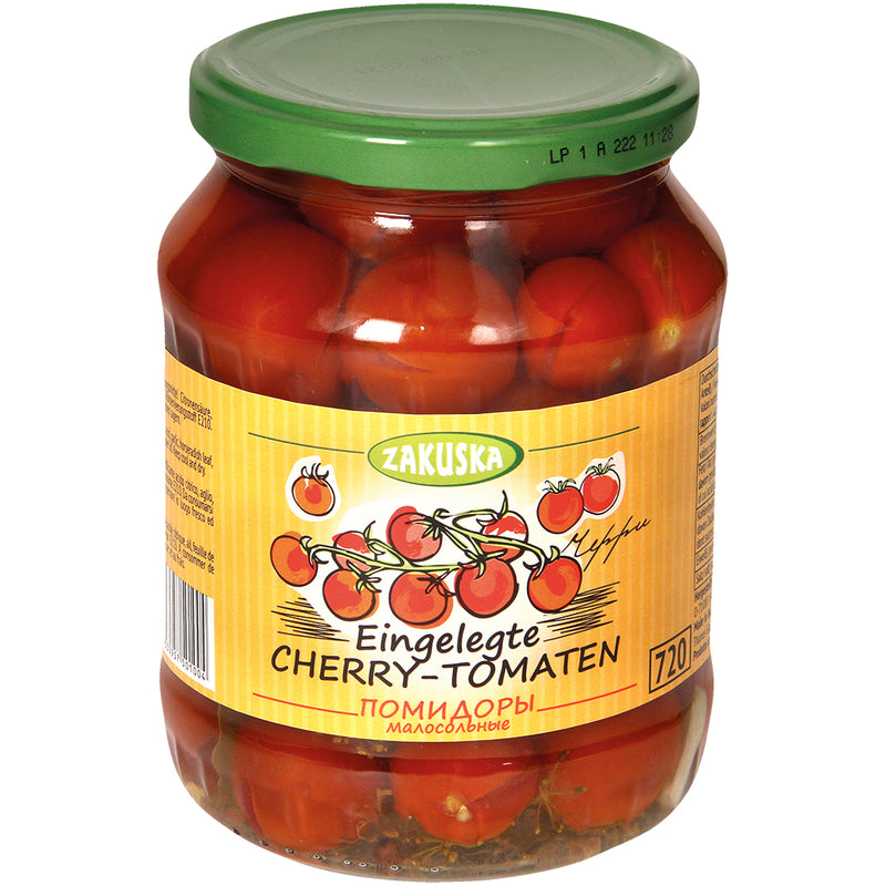Cherry Tomatoes low salted "Zakuska", 720 ml