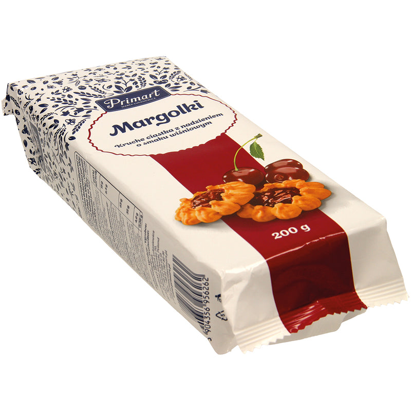 Shortbread biscuit with cherry "Margolki", 200g