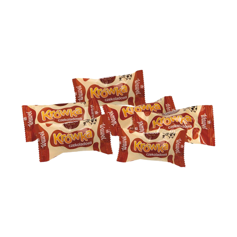 Soft caramels with chocolate, Krowka, 200g