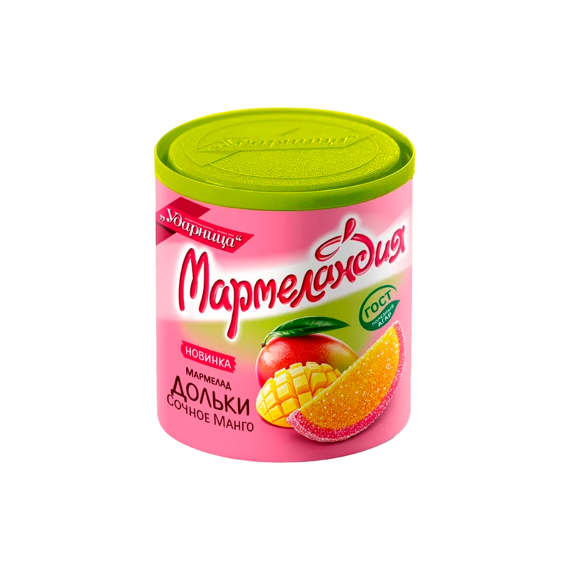 Jelly juicy mango slices "Marmelandia", 250g