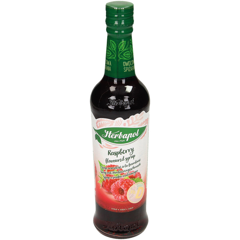 Raspberry flavoured syrup, 0.42L